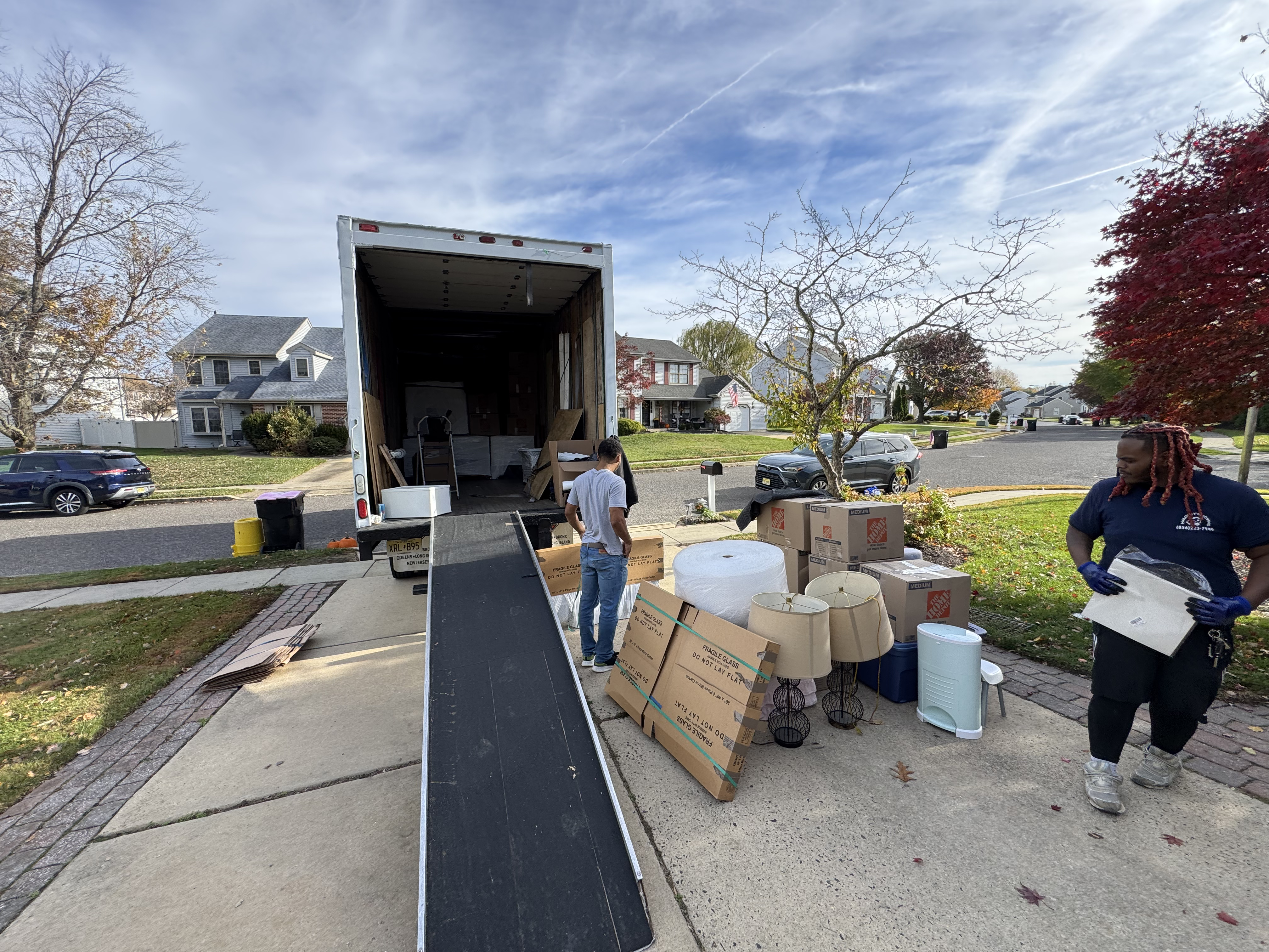 Residential moving service in progress - Maloney's Moving South Jersey licensed movers